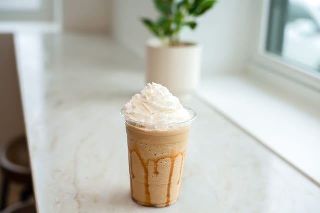 Caramel Frappe without Espresso.