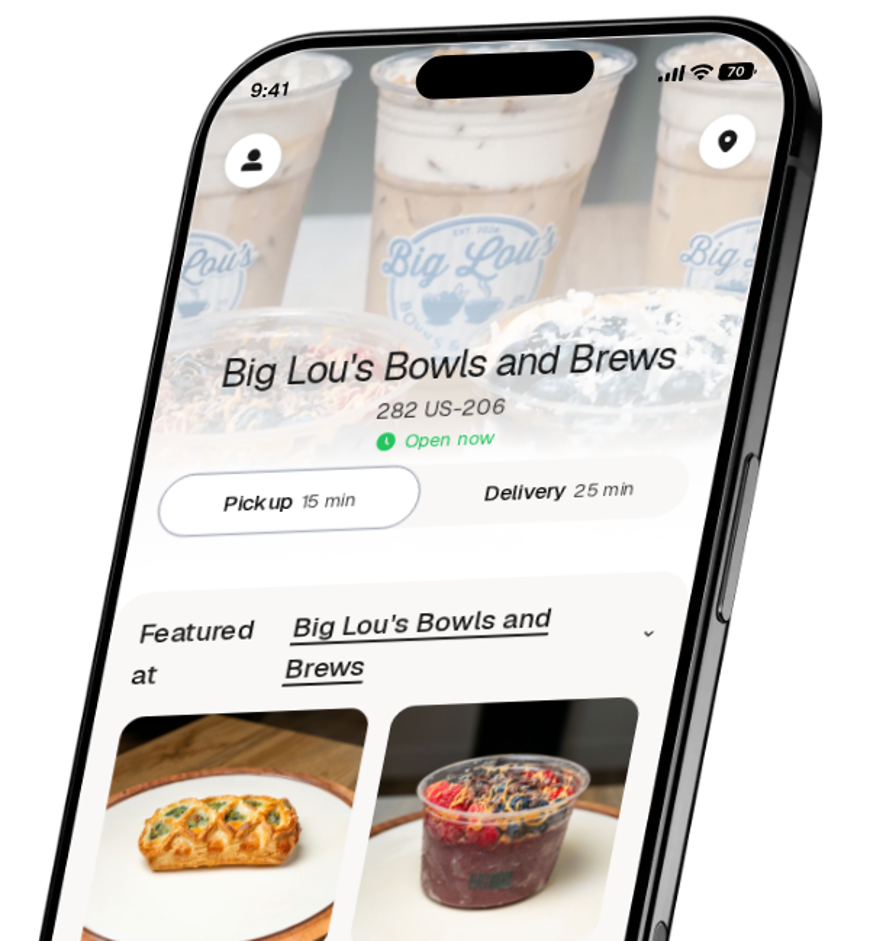 Big Lou's Bowls and Brews app preview